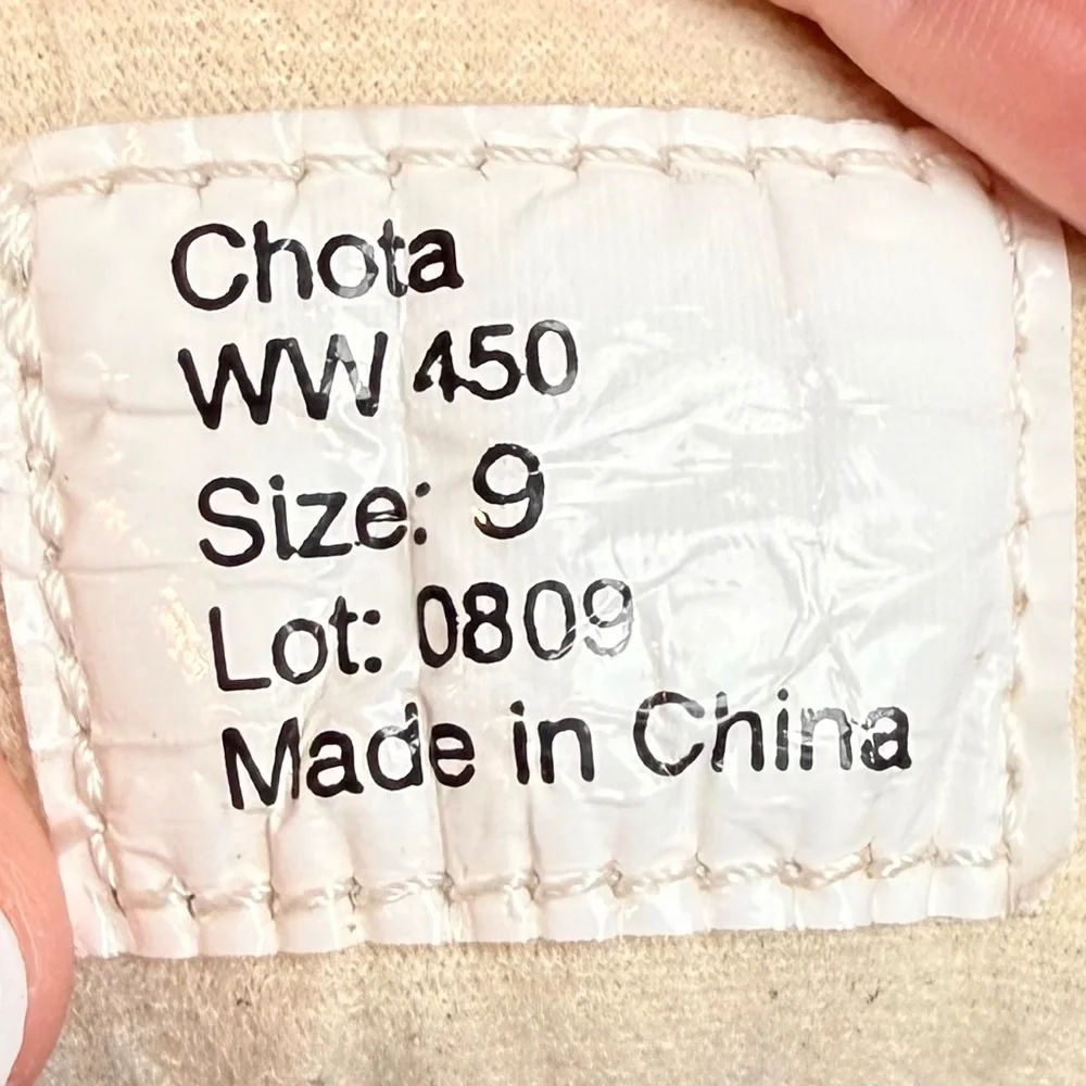 Chota WW450 Mens Wading Boots Tan Brown Felt Sole Fly Fishing Size 9